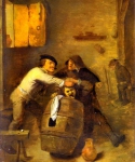 Armed Peasants in an inn, 1630, Alte Pinakothek